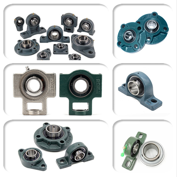 Tablos de rodamientos de bolas Tipos de flangd UCP205 512 P203 205 206 207 208 209 30mm 12 mm Acero inoxidable de acero inoxidable Rodamiento de bloques de almohada
